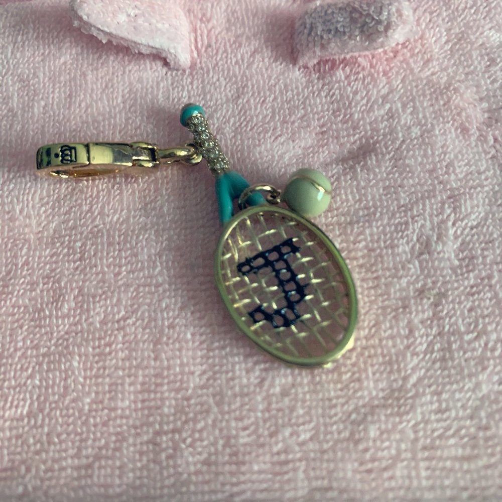Juicy Couture Gold Tennis Charm
